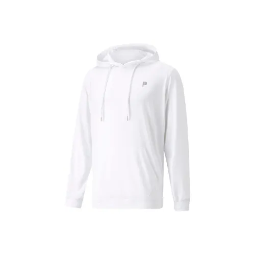 PUMA Толстовка DE Golf Palm Дерево Crew Homme Sweatshirt Мужской Белый
