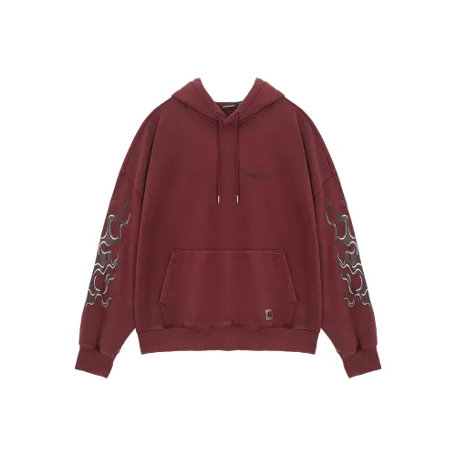 UNVESNO Толстовка Унисекс Washed Clay Red