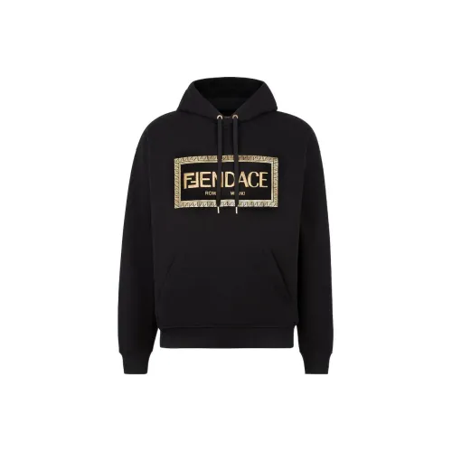 FENDI X VERSACE Черный Мужские Свитшоты