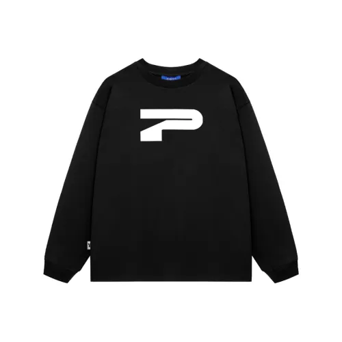 PMET Basic Logo Круглый вырез Уличная одежда Свободный крой Универсальный Топ Унисекс