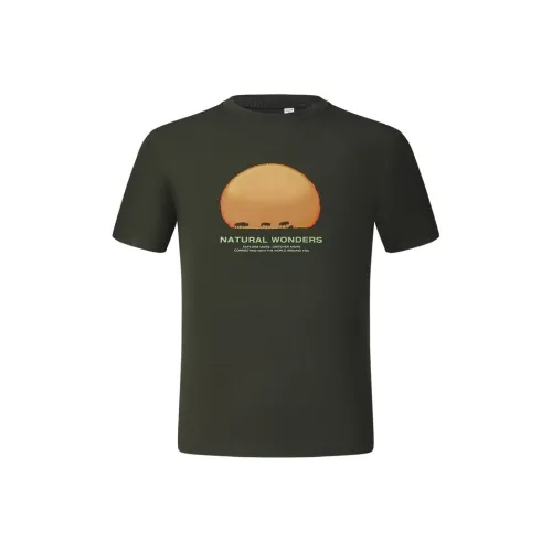 FILA x BBC EARTH T-Shirt Мужской Каштановый