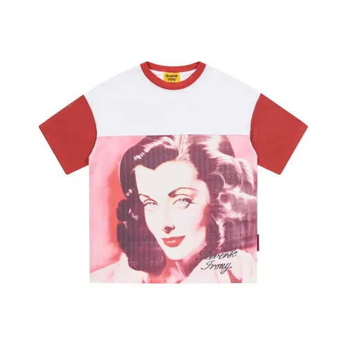 EMPTY REFERENCE x REVERSE IRONY T-Shirt Унисекс Красный