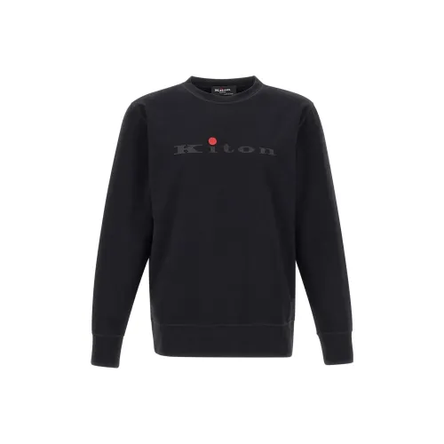 KITON Толстовка Мужская Морской Синий