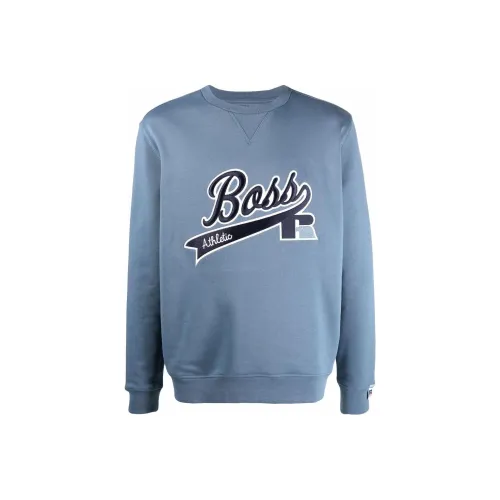 Hugo Boss Толстовка Мужская Ярко-Синяя