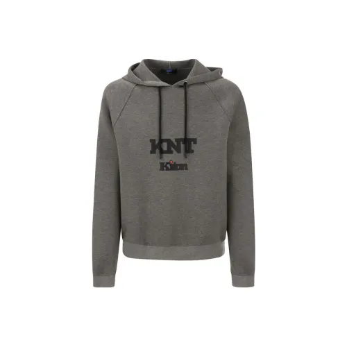 KITON Темно-серый Мужской Свитшот