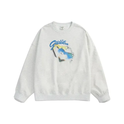 Guuka Цветочный абрикосовый Унисекс Свитшоты