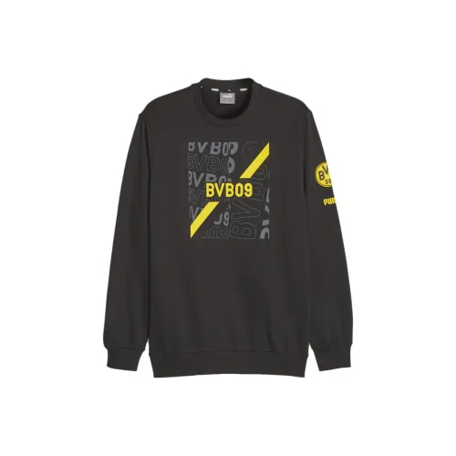 PUMA Sweat FTBLCORE Borussia Dortmund Толстовка Мужская Черная