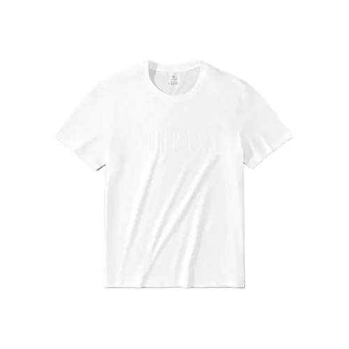 Mr.Bu Moon Белая Мужская T-Рубашка