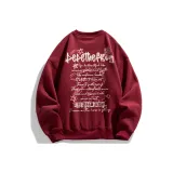 Круглый вырез, бордовый