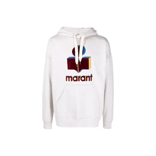 ISABEL MARANT Серый Белый Мужские Свитшоты