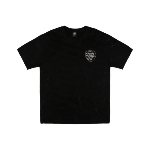 TCH T-Shirt Унисекс Черный с Серебристым Логотипом