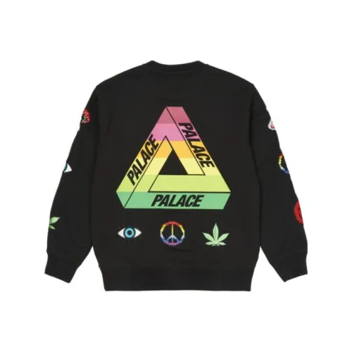 PALACE Черные мужские свитшоты