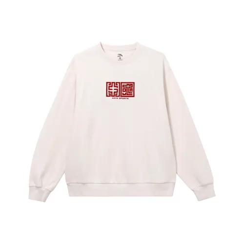 ANTA Life Collection Sports Life Collection Толстовка Унисекс Coix Seeds Белый