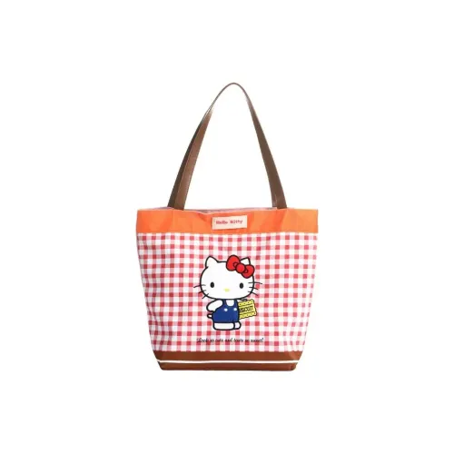 Санрио Hello Kitty Полиэстер Сумка-тоут Сумка через плечо Стандартная Женская Оранжевая