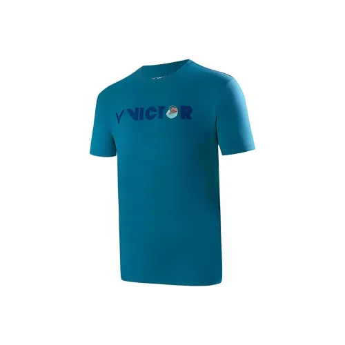 VICTOR Бирюзовая Унисекс Футболка