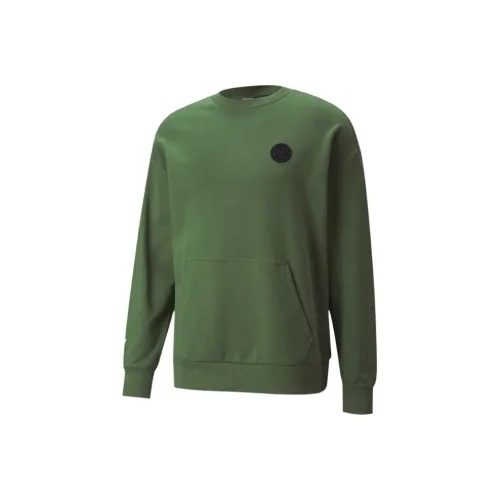 PUMA Зеленый Унисекс Свитшоты