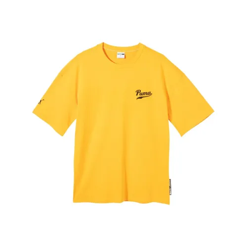 PUMA Желтые Мужские Футболки