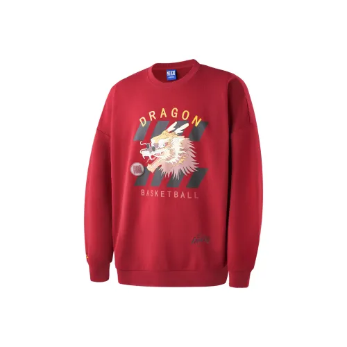 NBA Lakers Темно-красные Унисекс Свитшоты