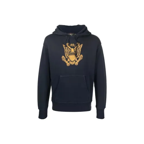 DOUBLE RL SS22 Толстовка Мужской Темно-Синий