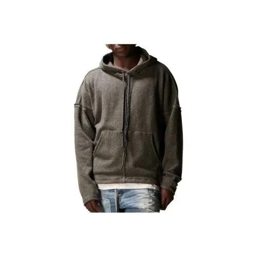 GREG LAUREN Серый Мужской Свитшот