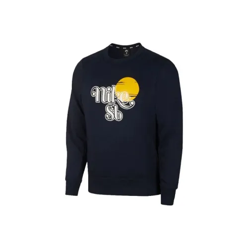 Nike SB Icon Свитшот Мужской Темно-синий