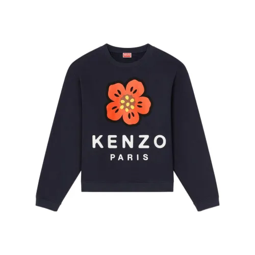 KENZO Темно-синий Мужские Свитшоты