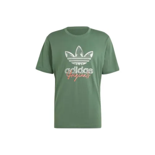 Adidas Originals T-Shirt Мужской Зеленый