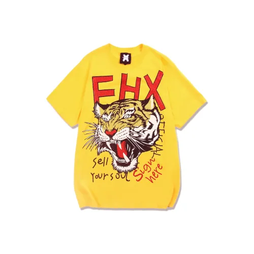 ED HARDY X T-Shirt Унисекс Желтый