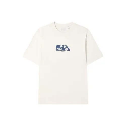 FILA ORIGINALE SS25 T Рубашка Мужская Парово-белая