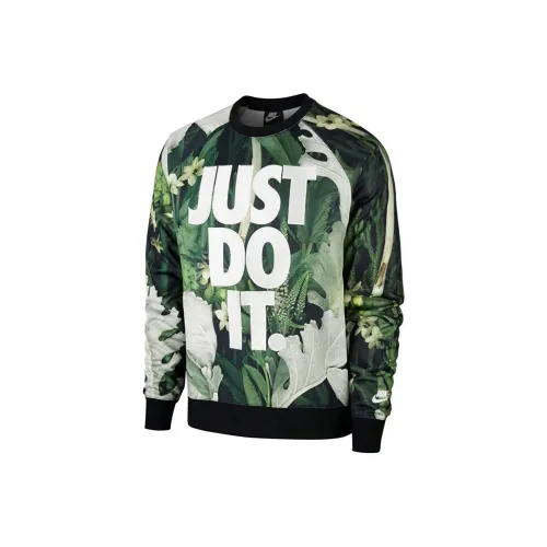 Nike Зеленый Мужской Свитшот