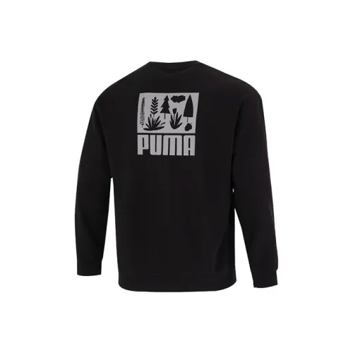 PUMA Черные Мужские Свитшоты