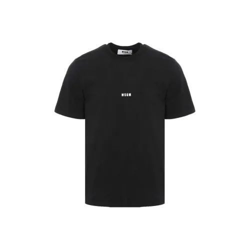 MSGM Черные Мужские T-Рубашки