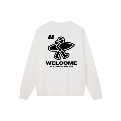 PJ's Vigor Свитшот Унисекс Белый