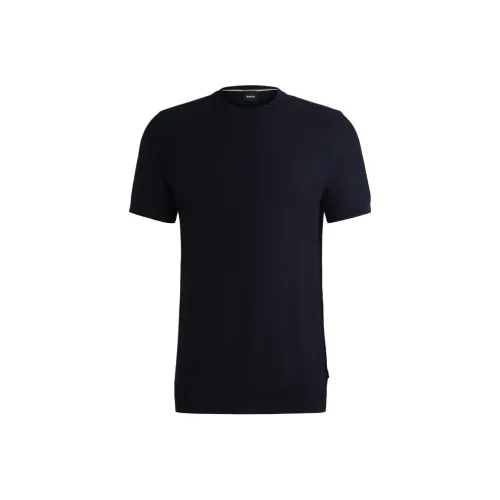 Hugo Boss T-Shirt Мужской Темно-синий