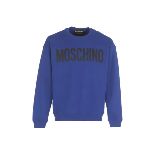 MOSCHINO Синий Мужской Свитшот