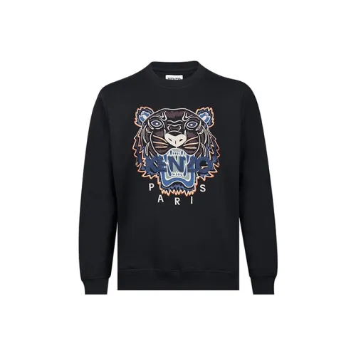 KENZO Classic Tiger Head Черный Мужской Свитшот