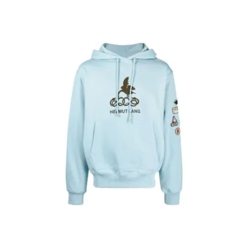Helmut Lang Светло-Синие Мужские Свитшоты