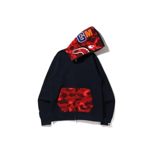 A BATHING APE Shark Series SS22 Цвет CAMO Акула Full Zip Hoodie Толстовка Мужской
