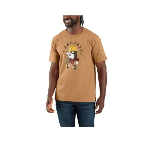 Carhartt Nut Heather/Mountain Nut Heather Мужская T-рубашка