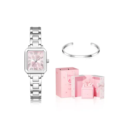 Disney Mickey Кварцевый механизм сплав ремешок женские часы розовый циферблат