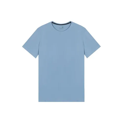 QIAODAN T-рубашка мужская мягкая серая и синяя