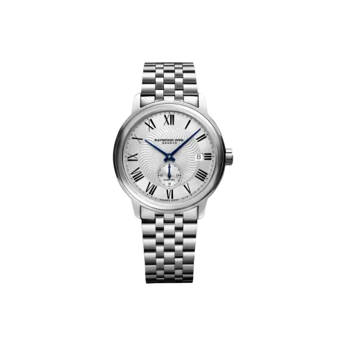 Raymond Weil Автоматический Механический Механизм Мужские Часы 39,5 мм Серебряный