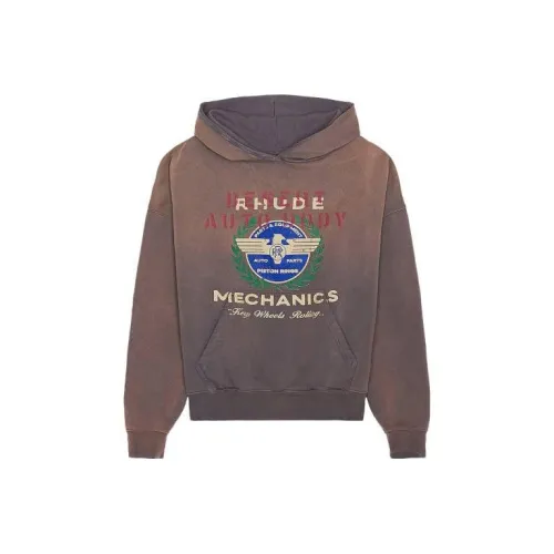 RHUDE Коричневый Мужской Свитшот