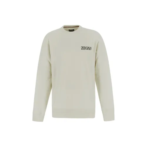 Ermenegildo Zegna Белый Мужской Свитшот