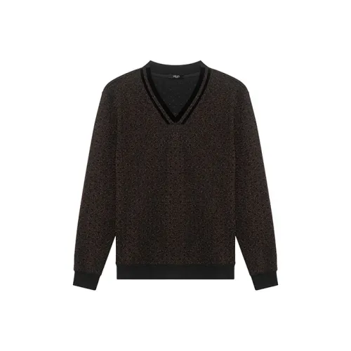 LIU·JO UOMO Черный Красный Мужские Толстовки