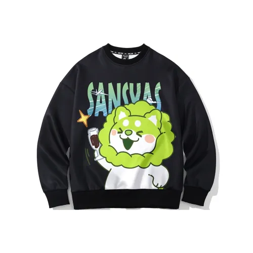 SANSYAS Овощной GENIE Co Branded Модель Унисекс Свитшоты