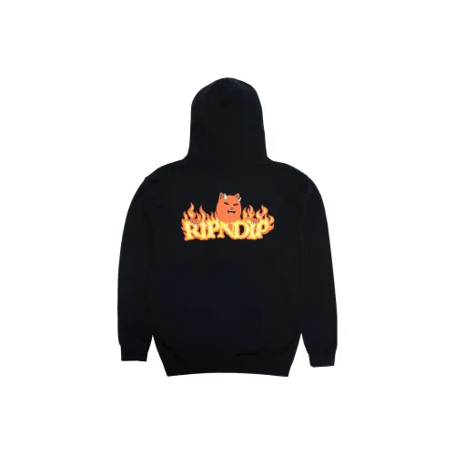 RIPNDIP совместный бренд Черные мужские свитшоты