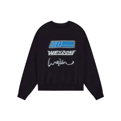 WE11DONE Свитшот Унисекс Черный
