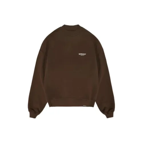 REPRESENT Коричневый Мужской Свитшот