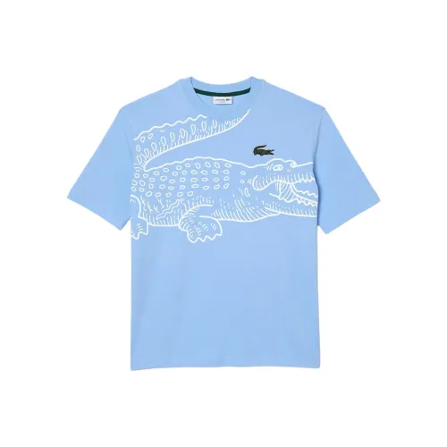 LACOSTE Мужские синие футболки